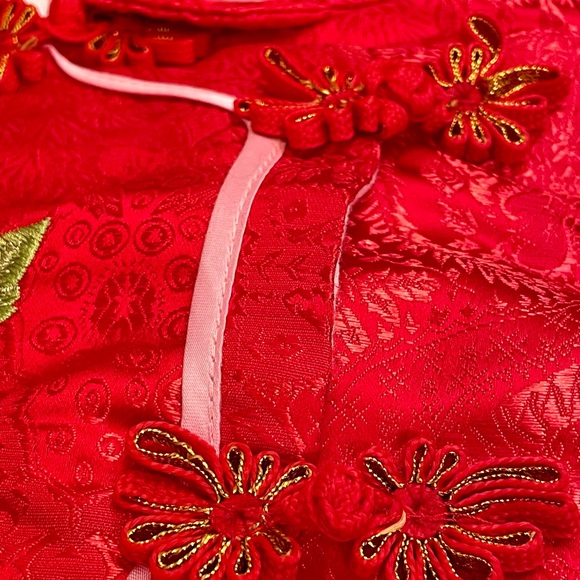 🏮Winter Chinese Baby Pyjamas Quilted EUC 🧧 - Picture 5 of 17